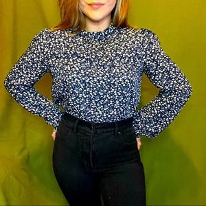 Floral Business Casual Shirt, Size M, Floral.